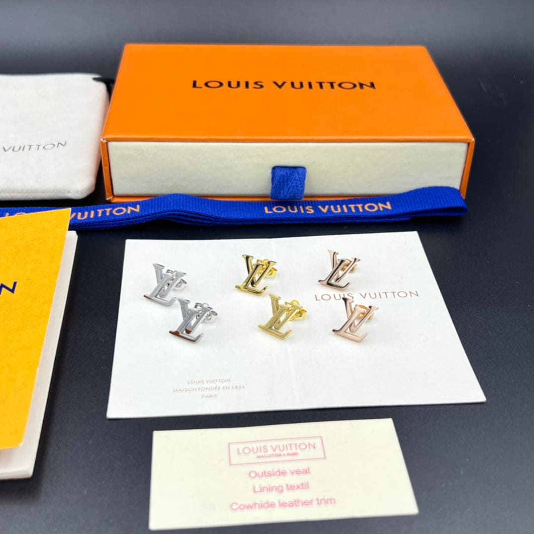 Louis Vuitton Iconic 18K Gold Earrings