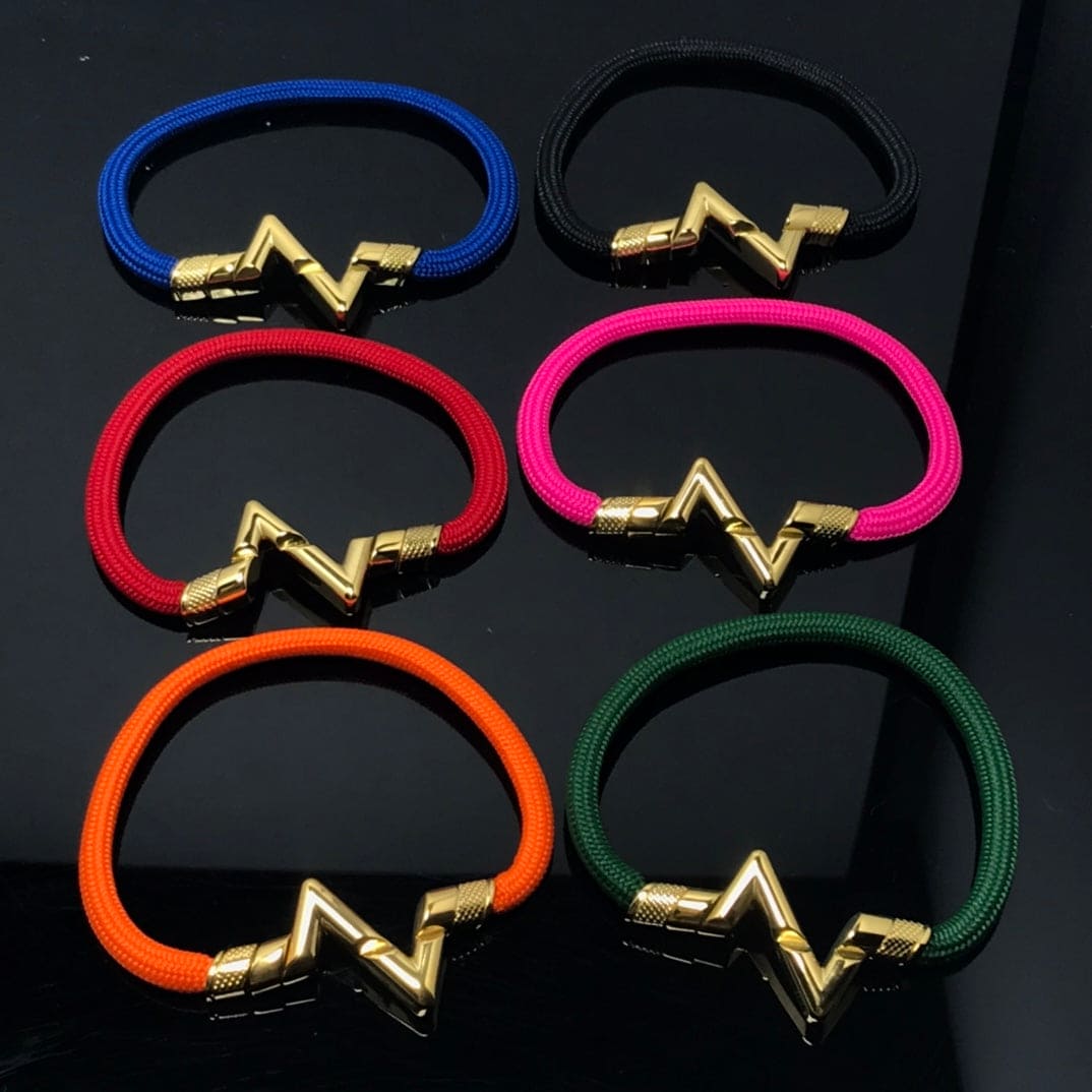 Louis Vuitton Volt Upside Down Play Green 18K Gold Bracelet
