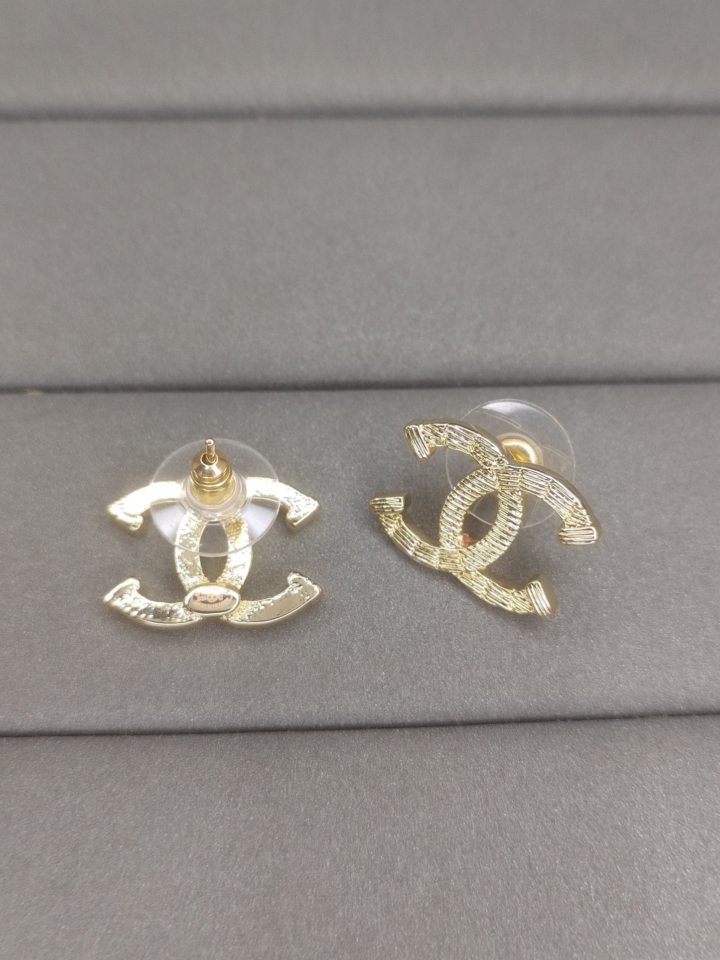 Chanel Classic 18K Gold Earrings