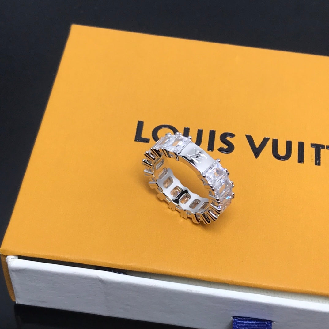Louis Vuitton Crystals 18K Gold Ring