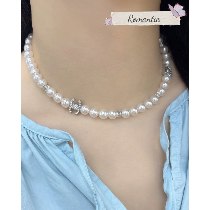 Chanel Pearl 18K Gold Necklace
