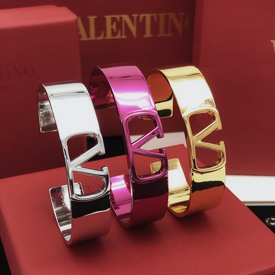 Valentino Cuff 18K Gold Bracelet