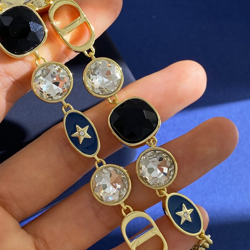 Dior Color Crystal 18K Gold Bracelet