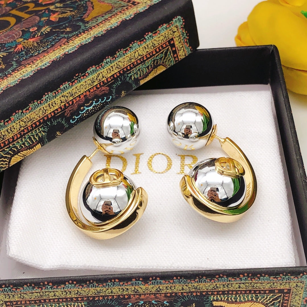 Dior Tribales 18K Gold Earrings