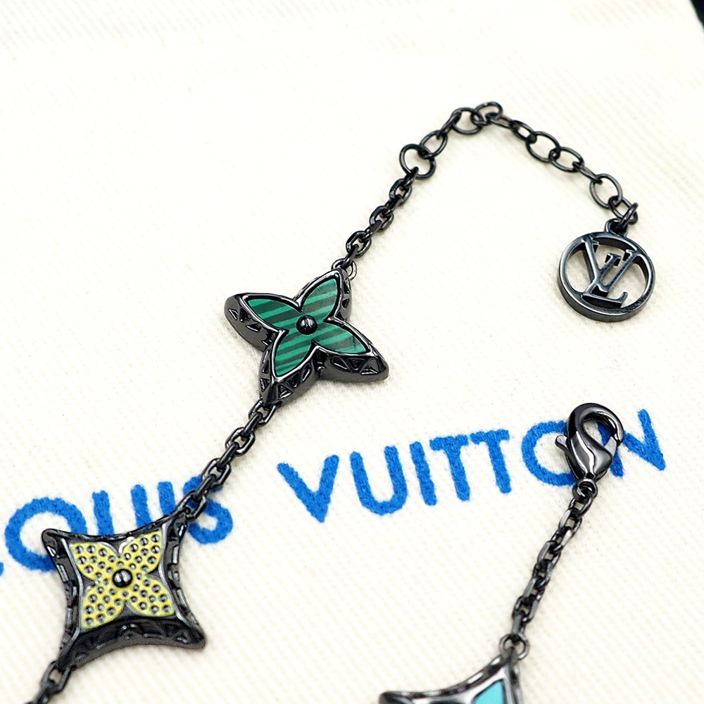 Louis Vuitton MNG Big Party 18K Gold Bracelet