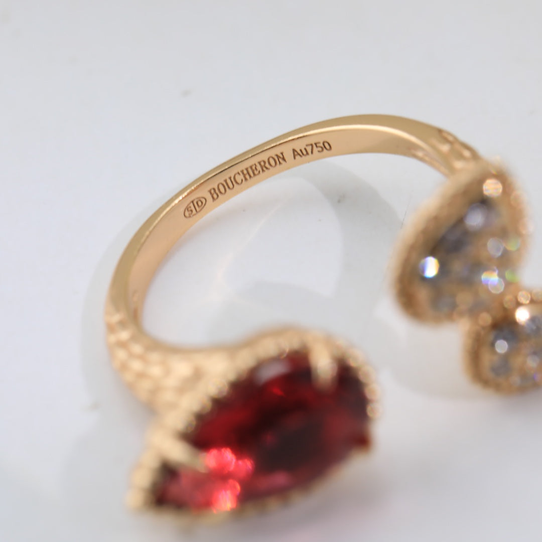 Serpent Boh ̈ ̈me Diamonds 18K Gold Ring