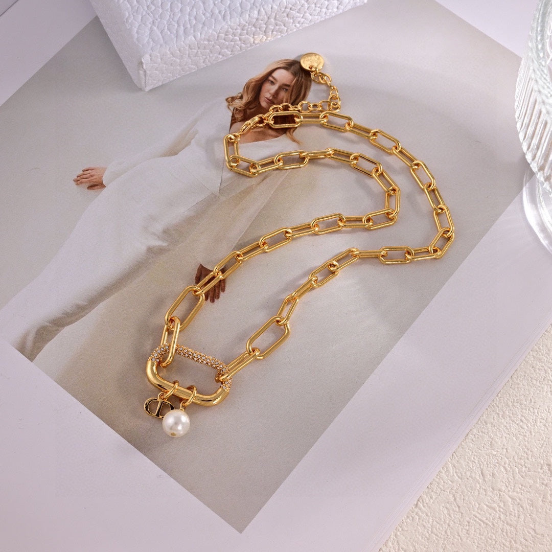 Dior D-Fusion 18K Gold Necklace