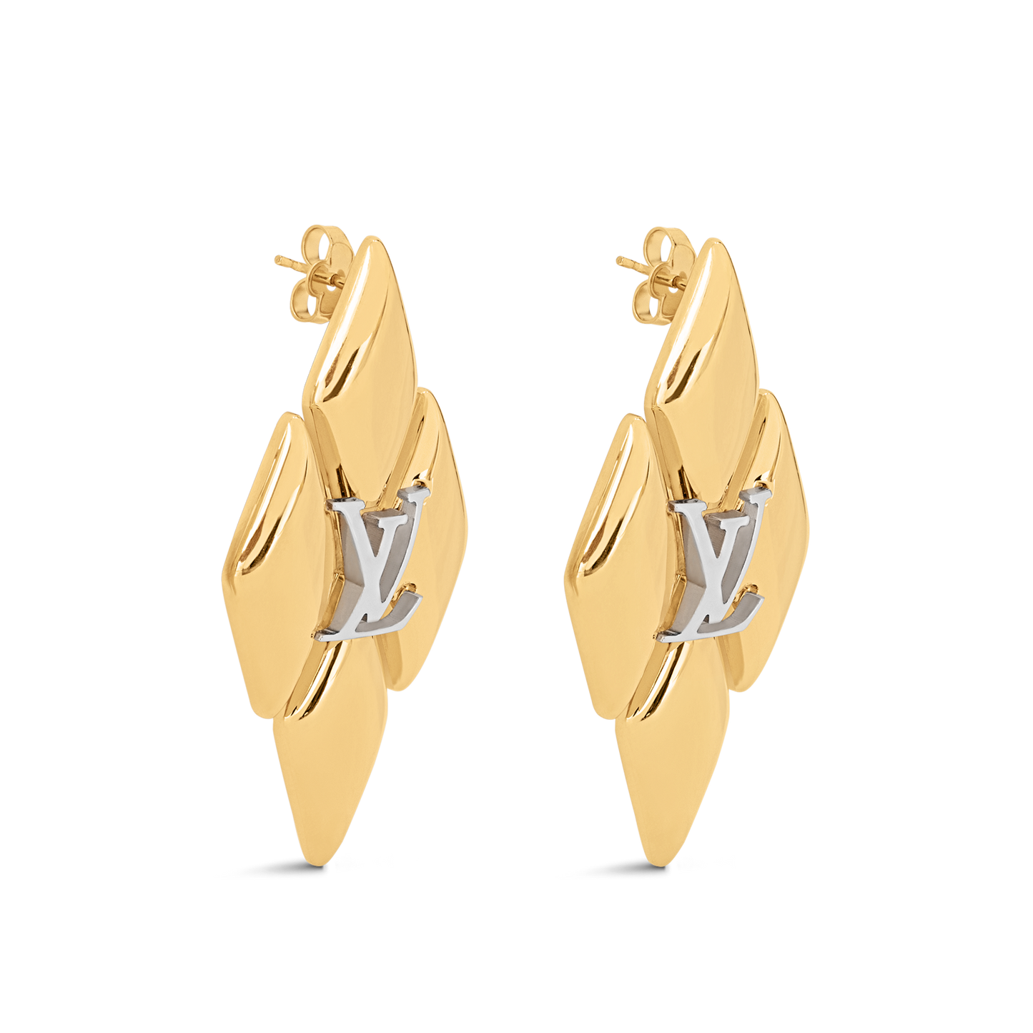 Louis Vuitton GO-14 18K Gold Earrings