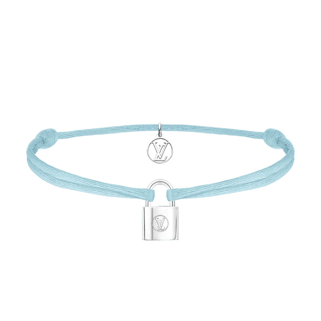 Louis Vuitton Silver Lockit X Virgil Abloh 18K Gold Bracelet
