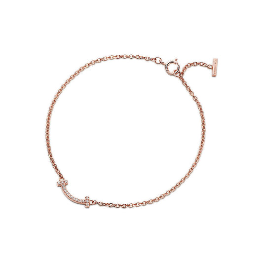Tiffany Smile Diamond 18K Gold Bracelet