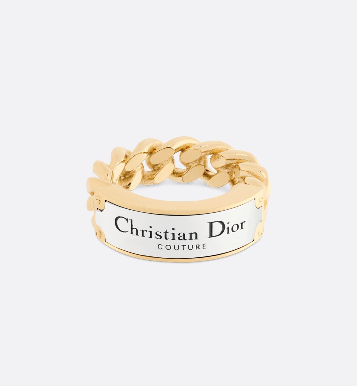 Dior Couture Chain Link 18K Gold Ring