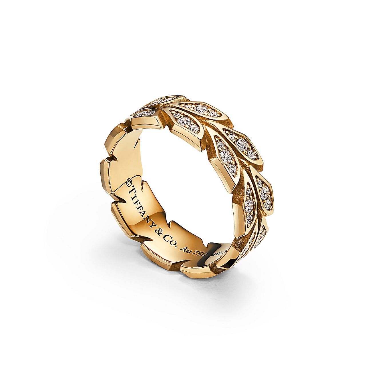 Victoria Vine 18K Yellow Gold Ring