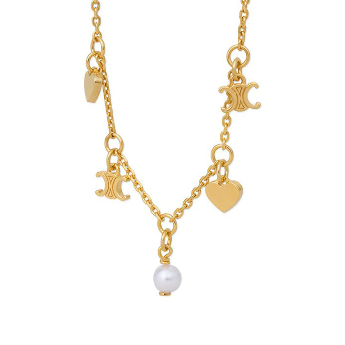 Celine Pearl 18K Gold Bracelet