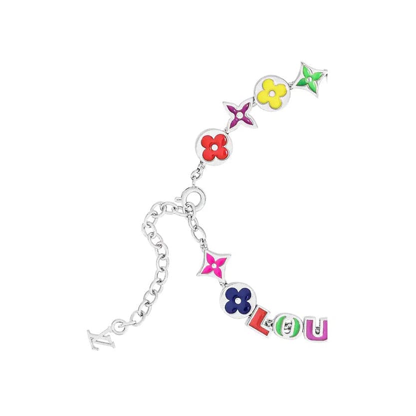 Louis Vuitton Monogram Party 18K Gold Bracelet