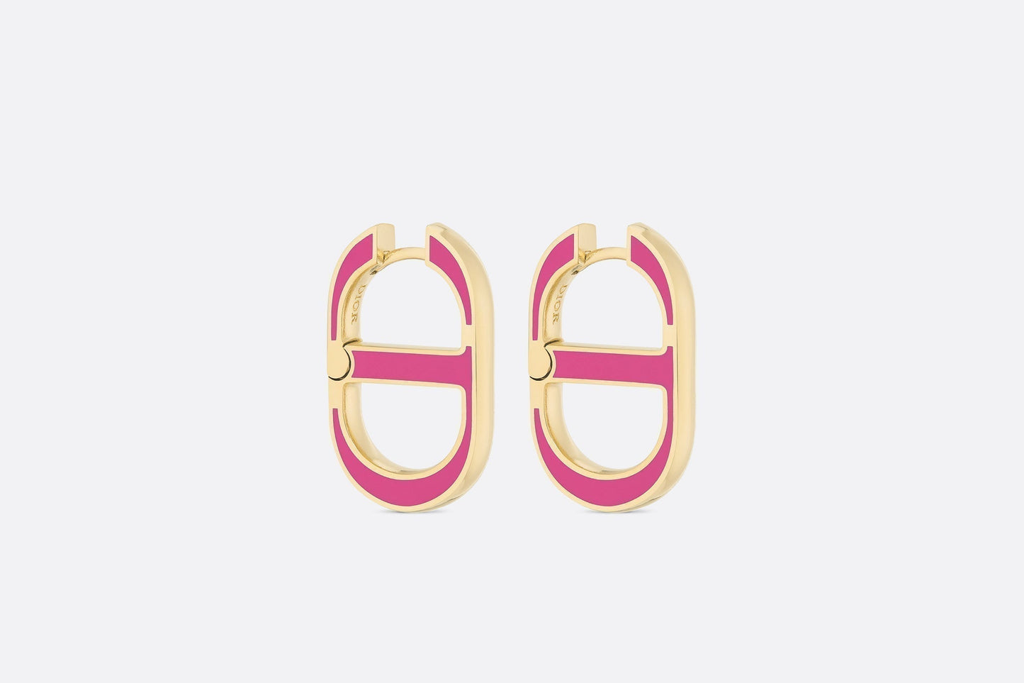 Dior 30 Montaigne Rani Pink 18K Gold Earrings