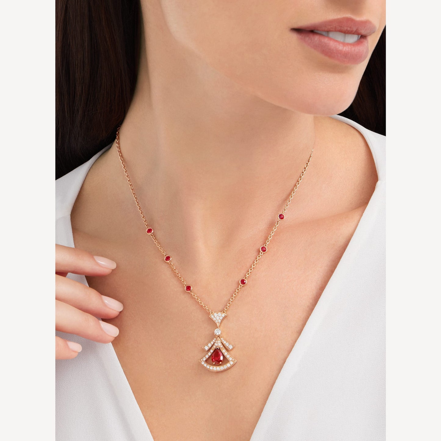 Bvlgari Dream Diamond 18K Gold Necklace