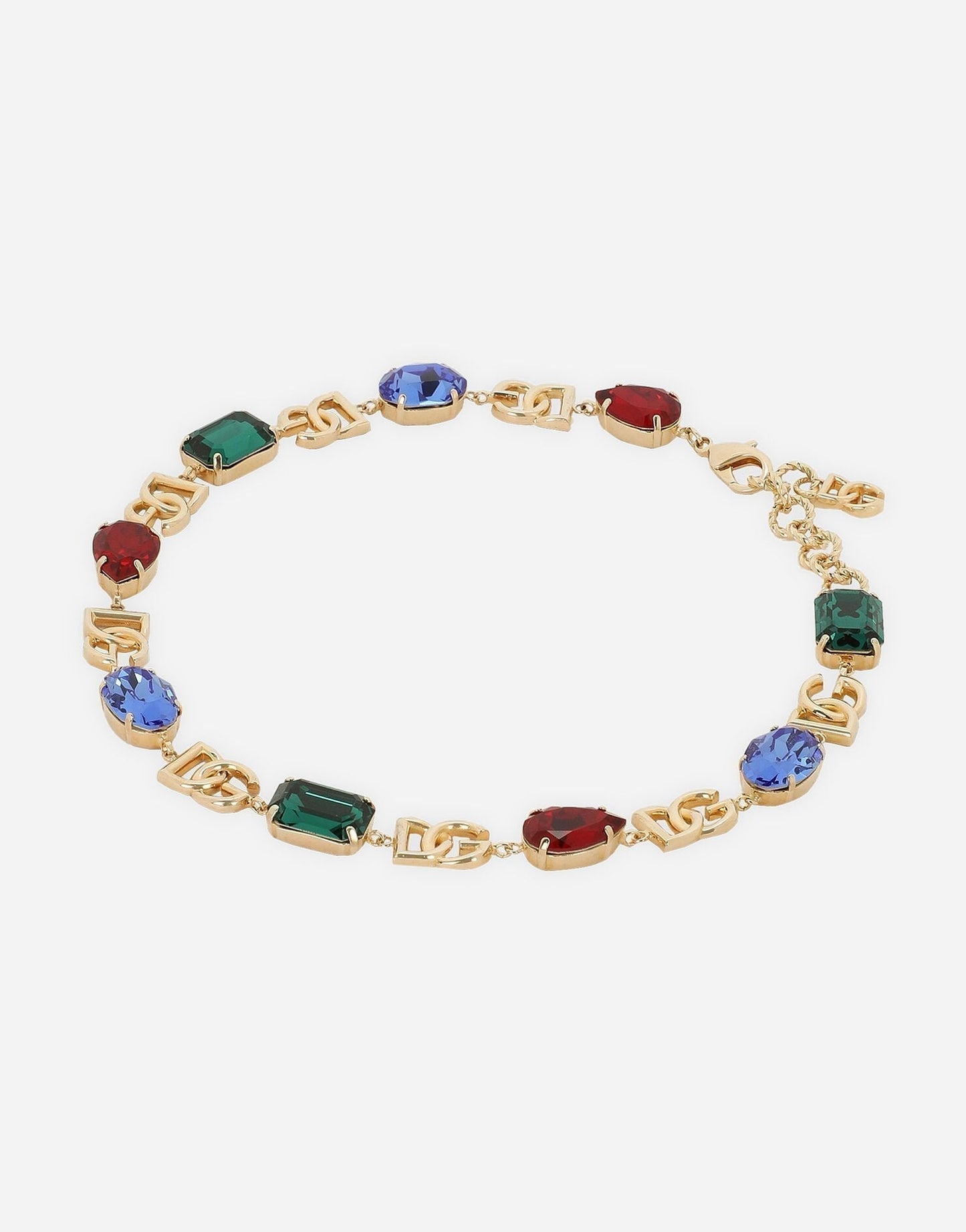 DG Crystals Choker 18K Gold Necklace