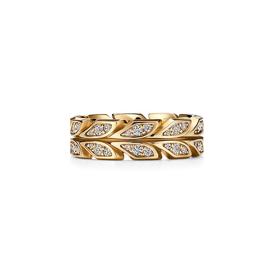 Victoria Vine 18K Yellow Gold Ring