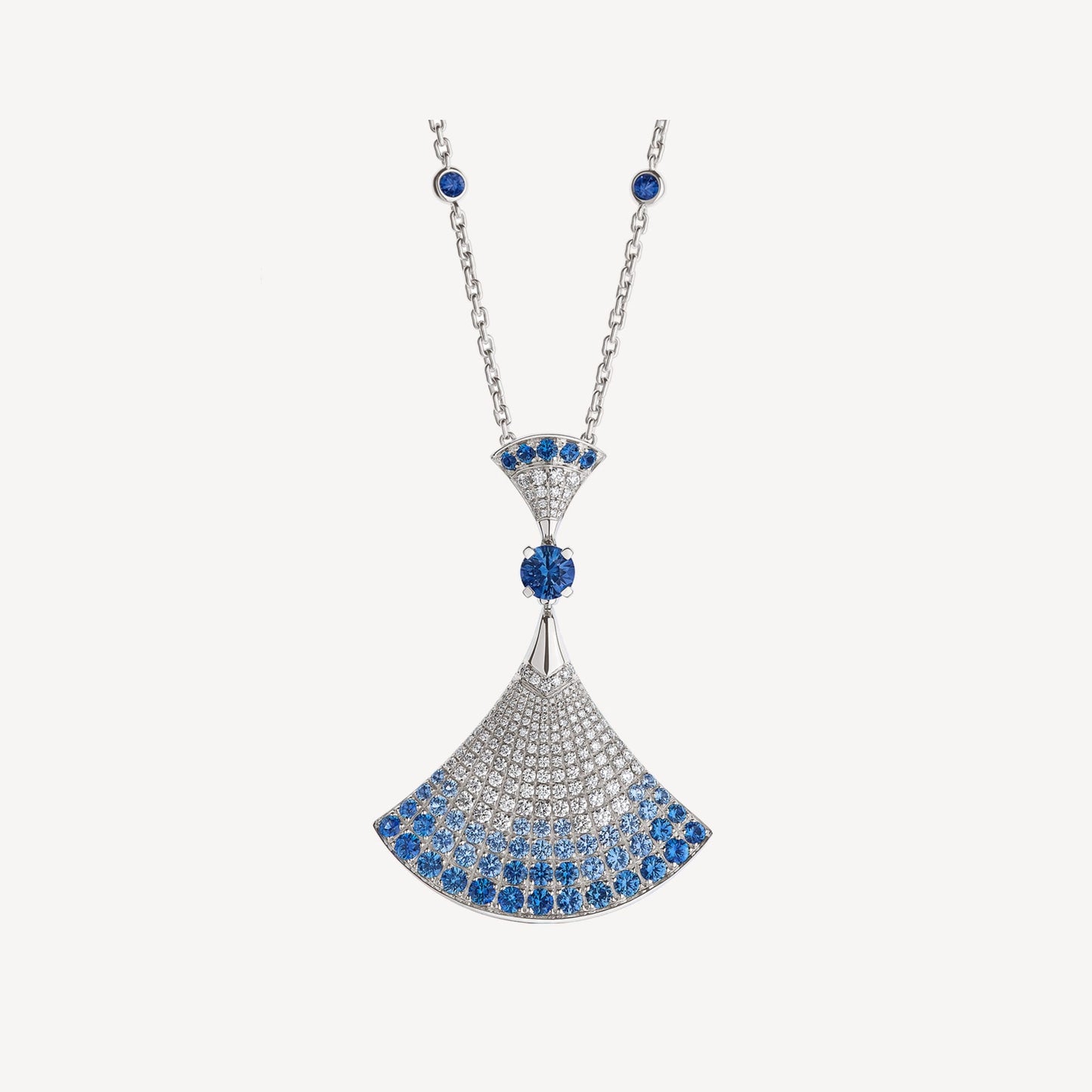 Bvlgari DIVAS' DREAM Blue Diamonds 18K Gold Necklace