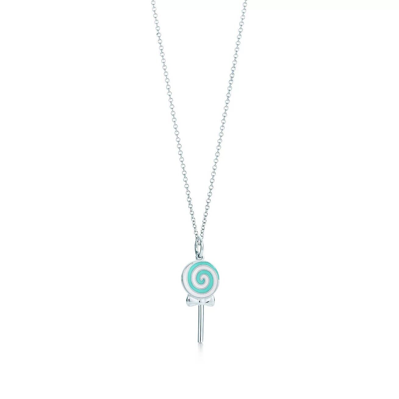Tiffany Lollipop Charm Chain 18K Gold Necklace