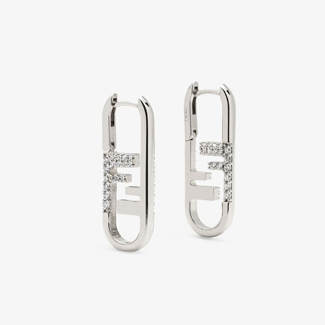Fendi OLock 18K Gold Earrings