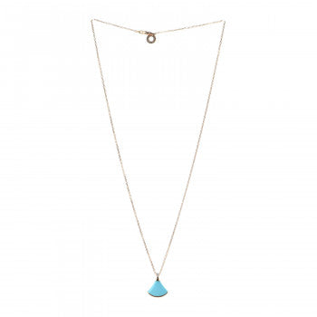 Bvlgari BVLGARI Dream Turquoise Pendant 18K Gold Necklace