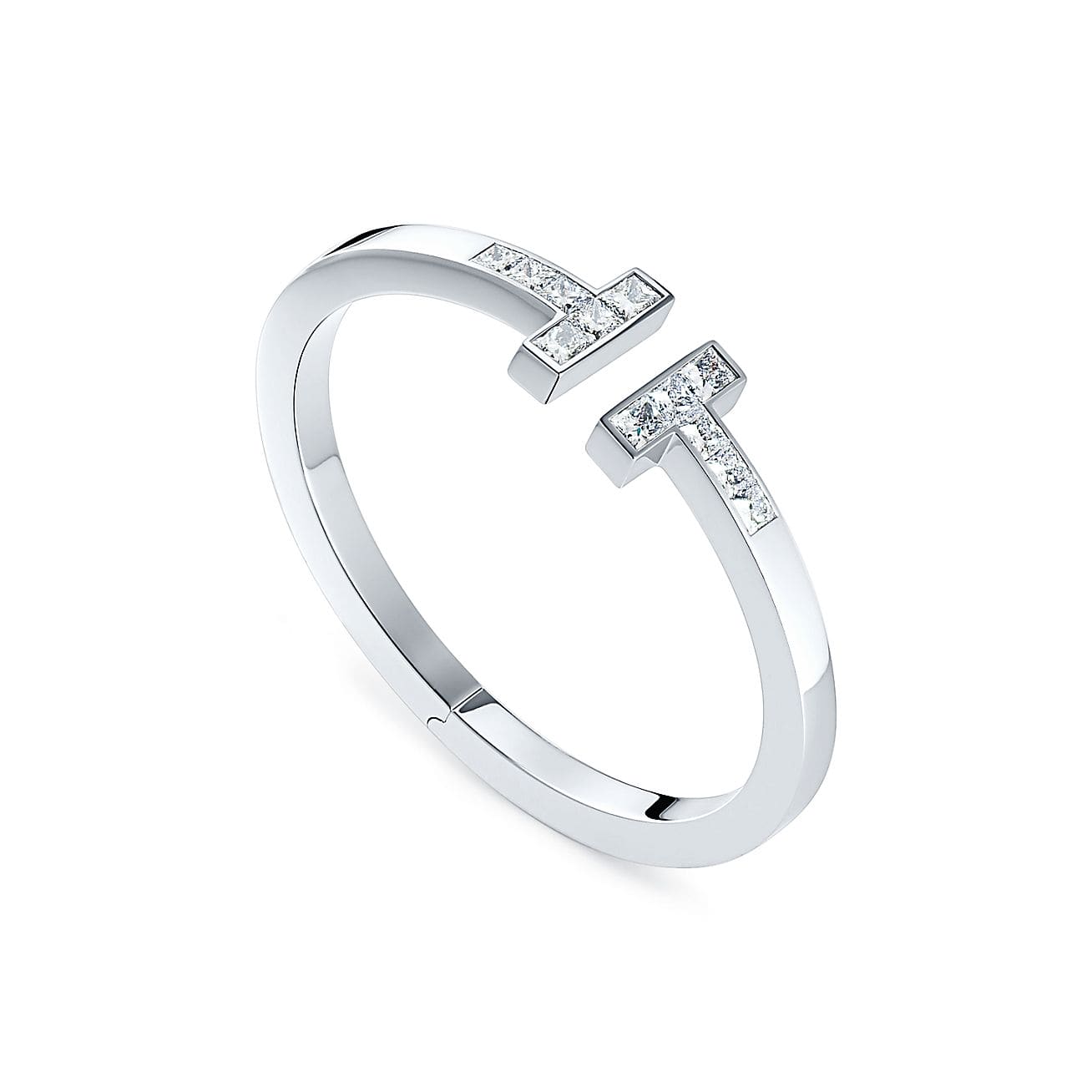 Tiffany Diamond Square 18K Gold Bracelet