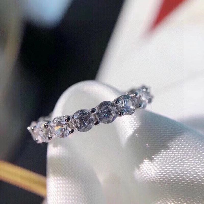Tiffany Soleste Full Eternity 18K Gold Ring