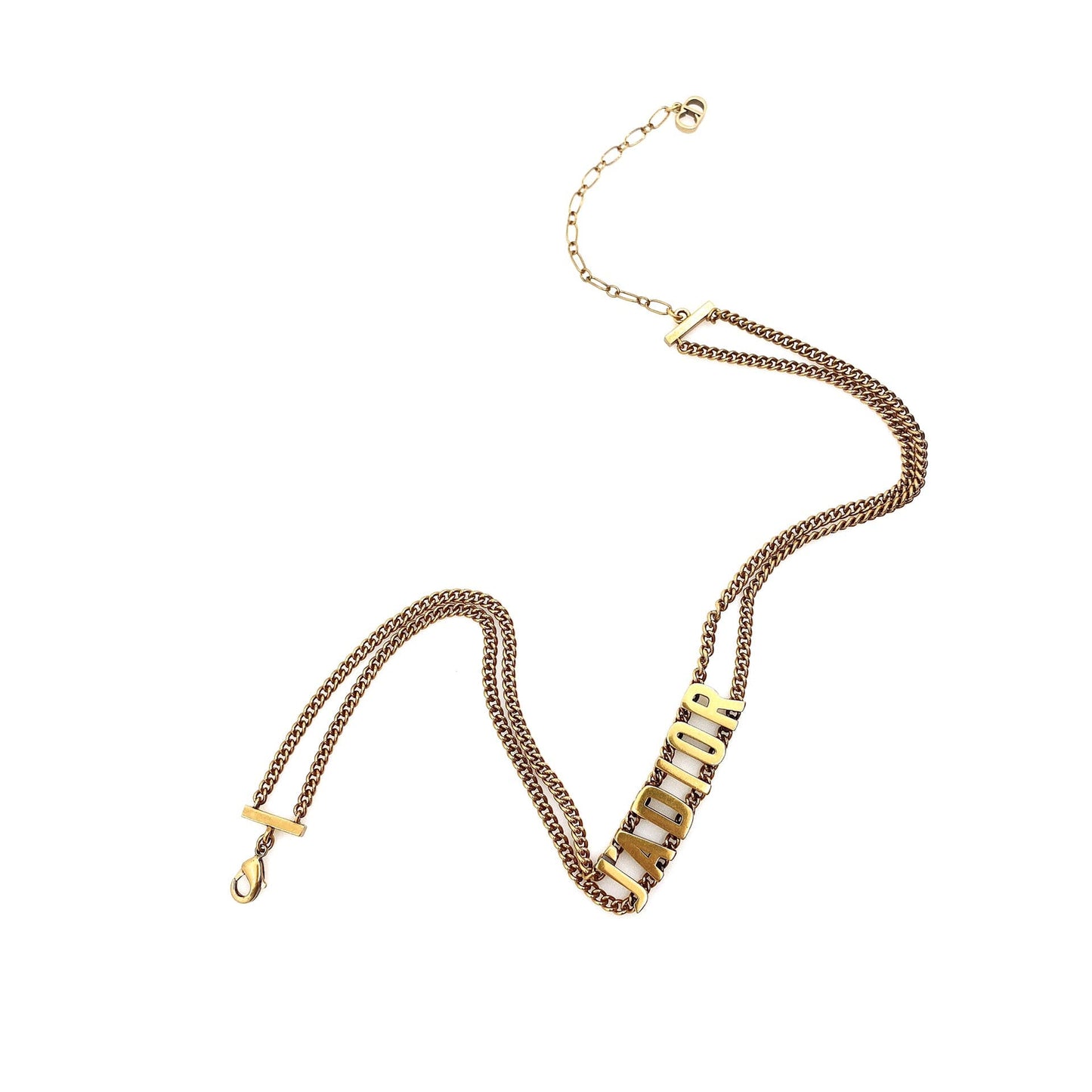 Dior J'Adior Choker Chain 18K Gold Necklace