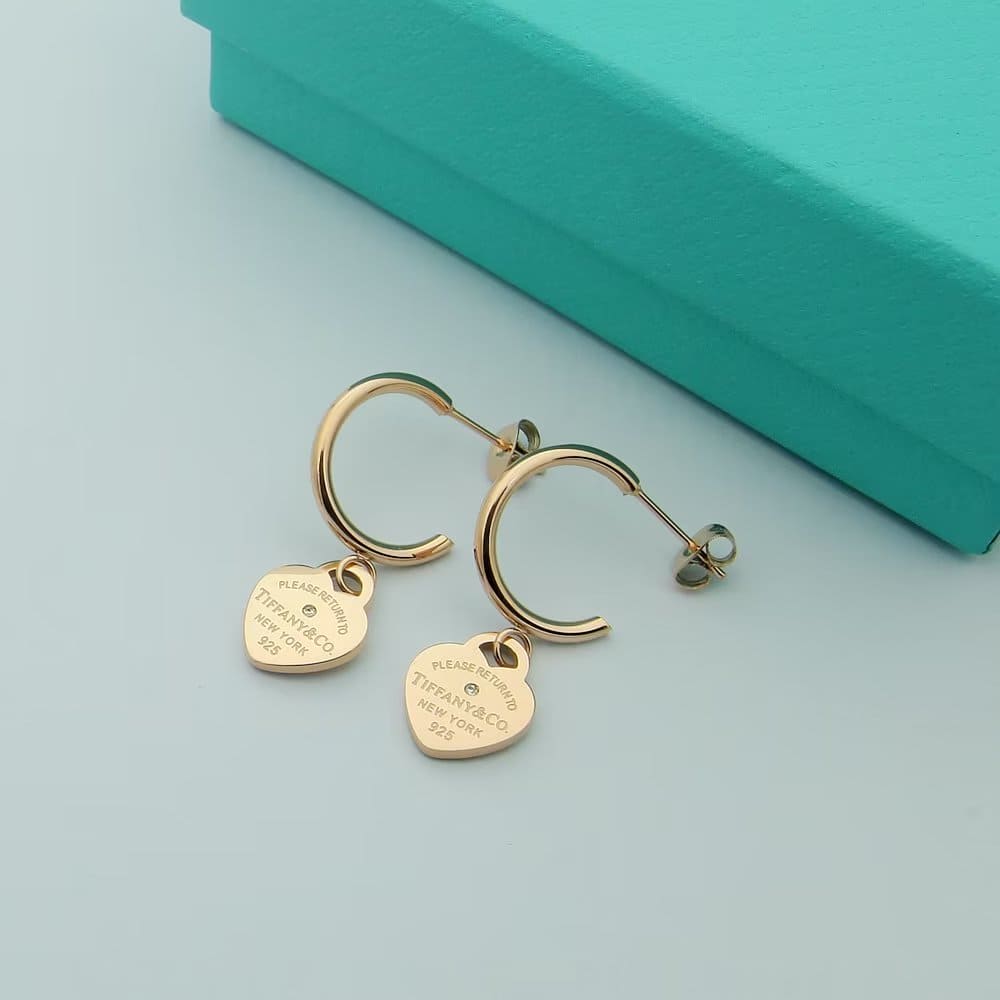 Tiffany Return to Hoop 18K Gold Earrings