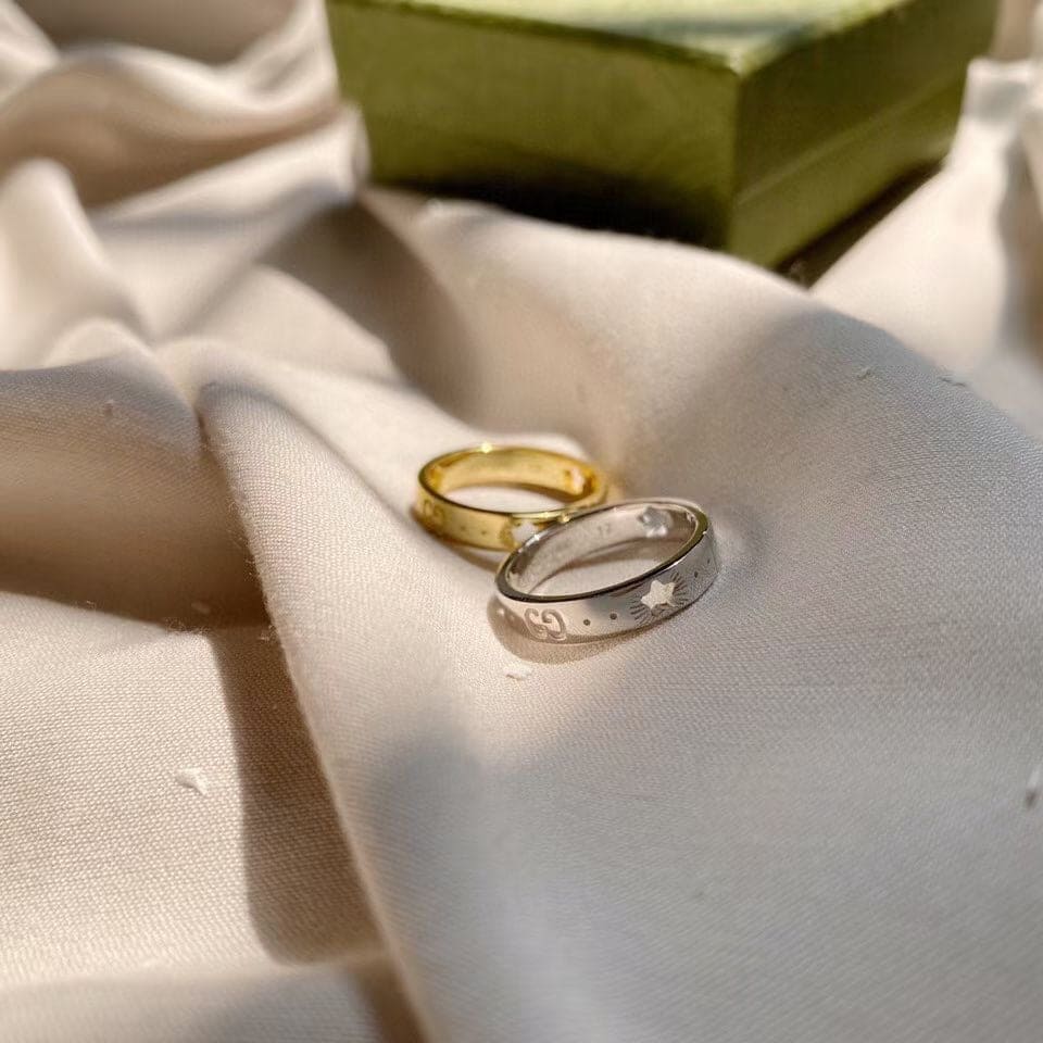 Gucci Double Icon 18K Gold Ring