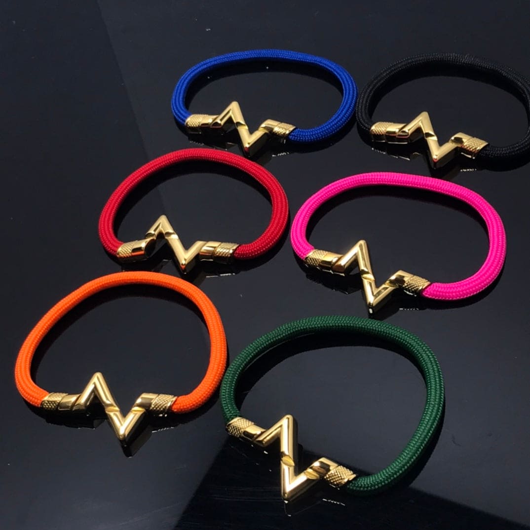 Louis Vuitton Volt Upside Down Play Black 18K Gold Bracelet