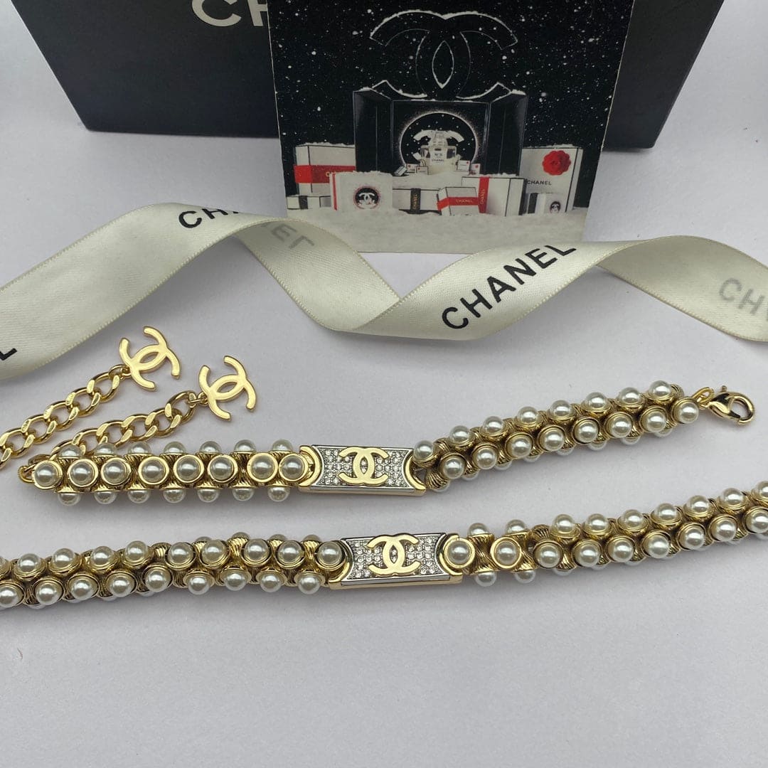 Chanel Pearls Chain 18K Gold Necklace