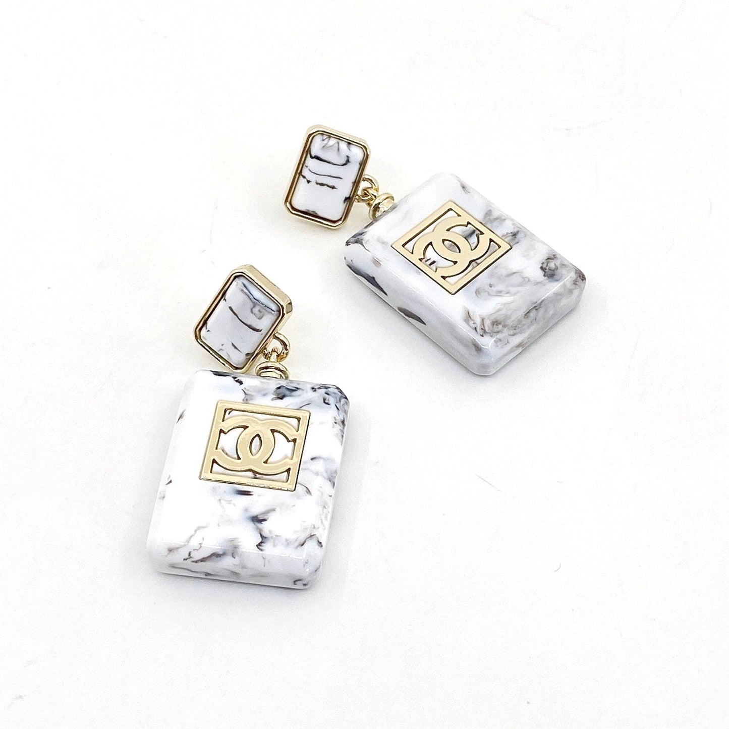 Chanel Eternal No. 5 18K Gold Earrings