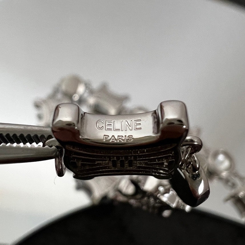 Celine Crystals 18K Gold Bracelet