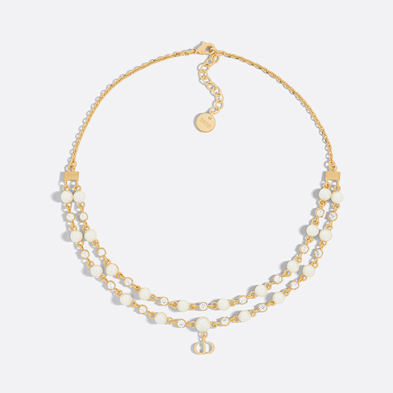 Dior Petit Treasure 18K Gold Necklace