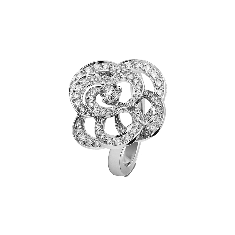 Chanel Fil De Cam ̈¦lia 18K Gold Ring