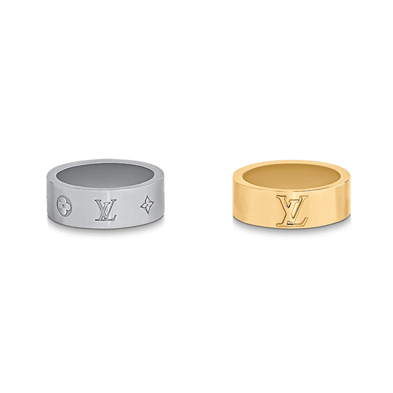 Louis Vuitton Instinct Set of Two 18K Gold Ring