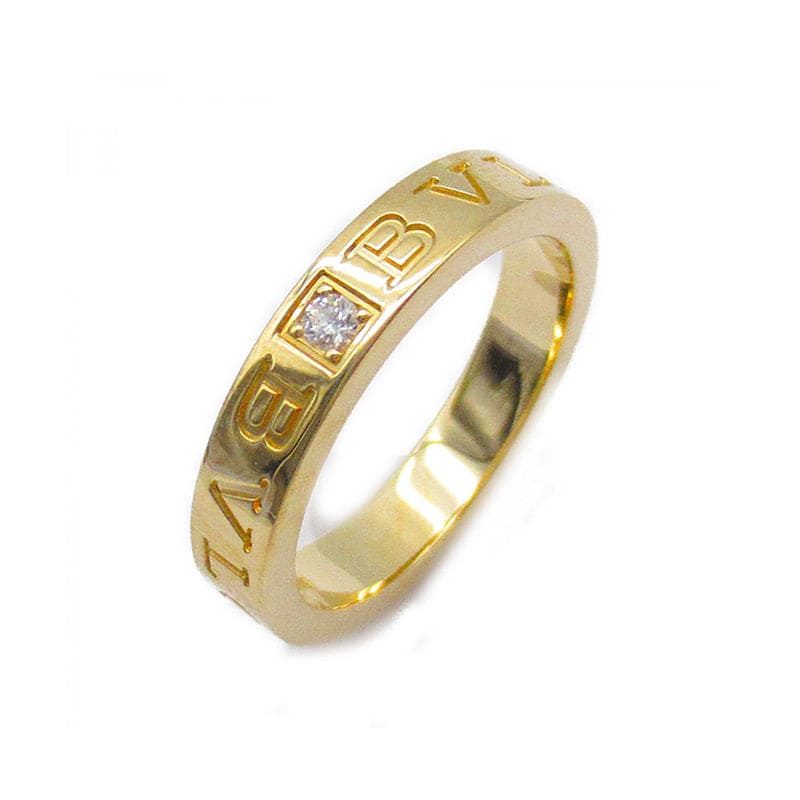 Bvlgari Diamond 18K Yellow Gold Ring