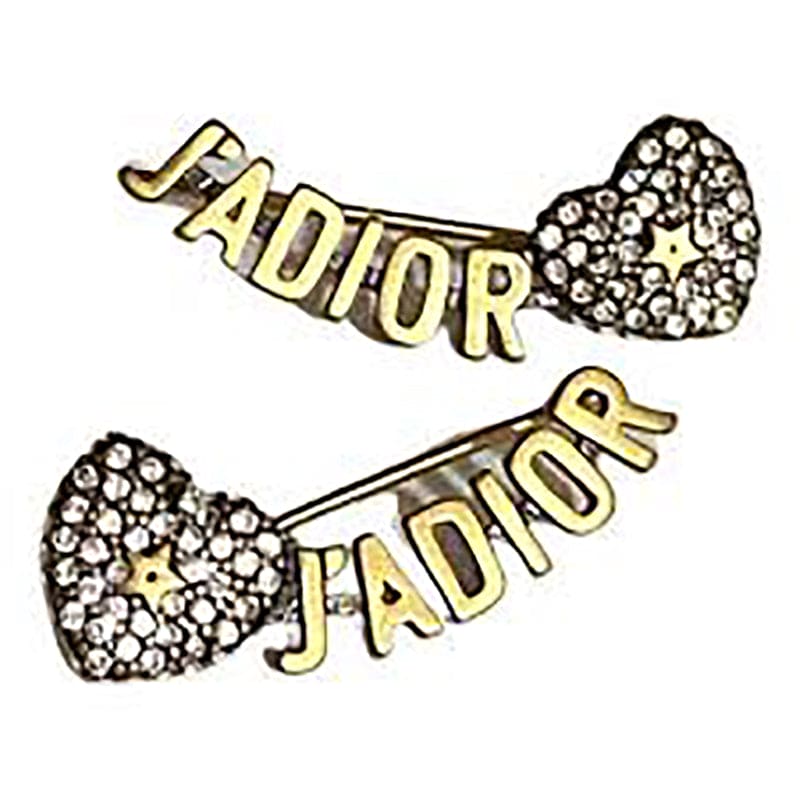 Dior J'Adior Vintage 18K Gold Earrings