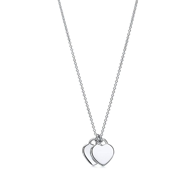 Red Double Heart Necklace
