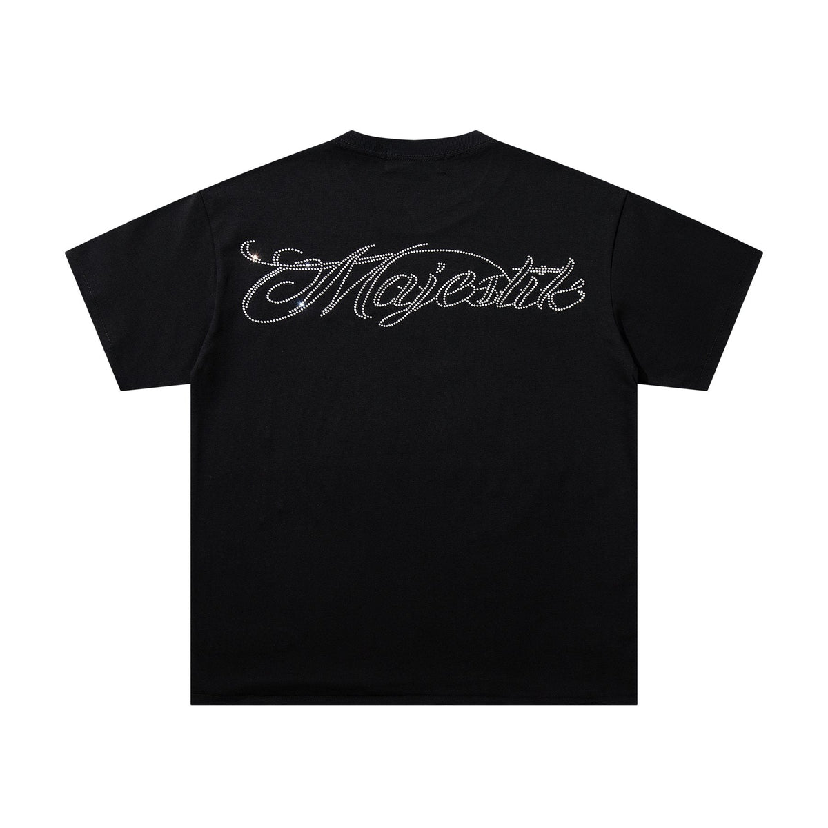 MAJESTIK Alien Rhinestone Graphic T-Shirt ¡ª back