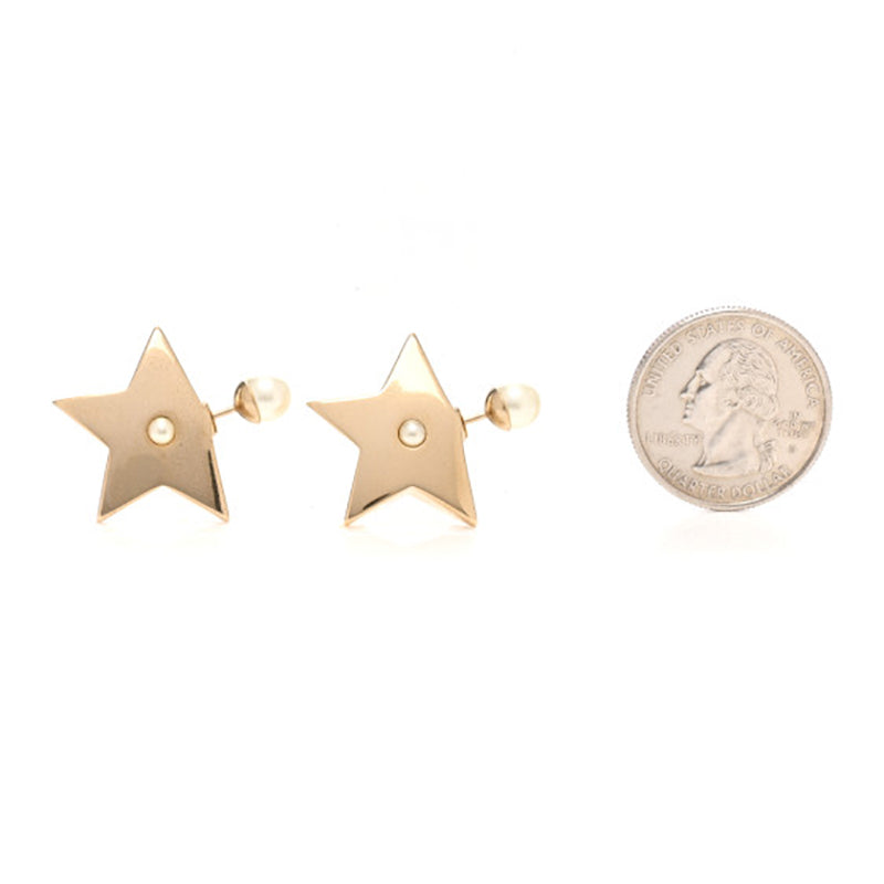 Dior Tribales Star 18K Gold Earrings