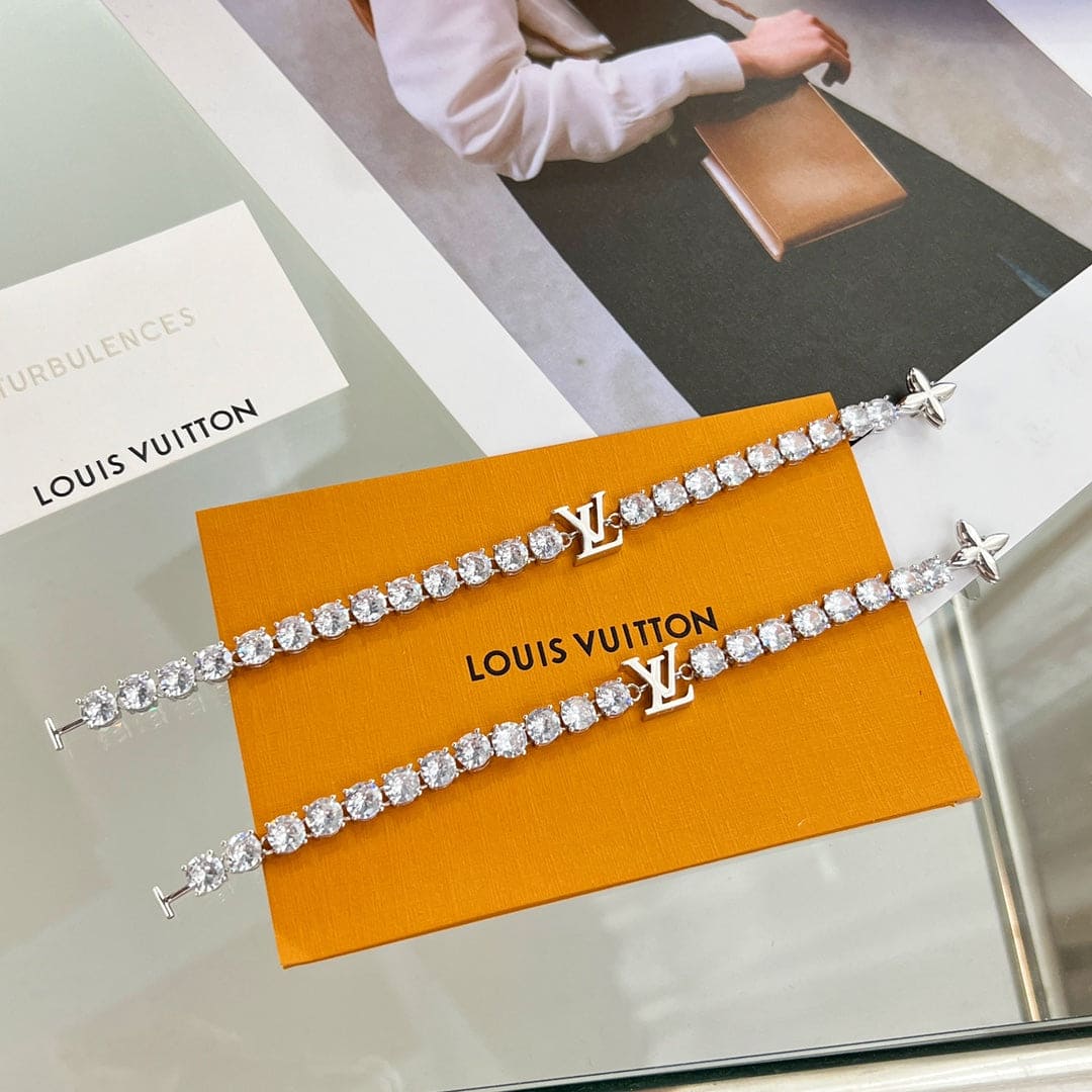 Louis Vuitton Crystals 18K Gold Bracelet