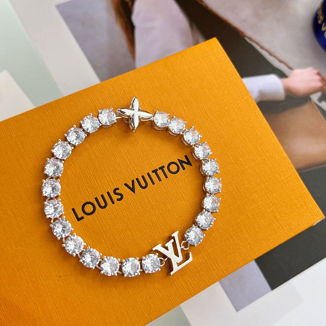 Louis Vuitton Crystals 18K Gold Bracelet