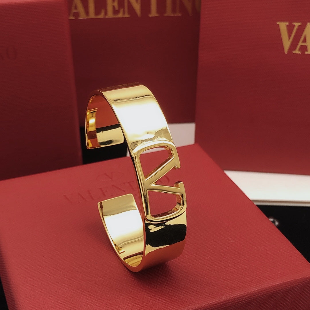 Valentino Cuff 18K Gold Bracelet