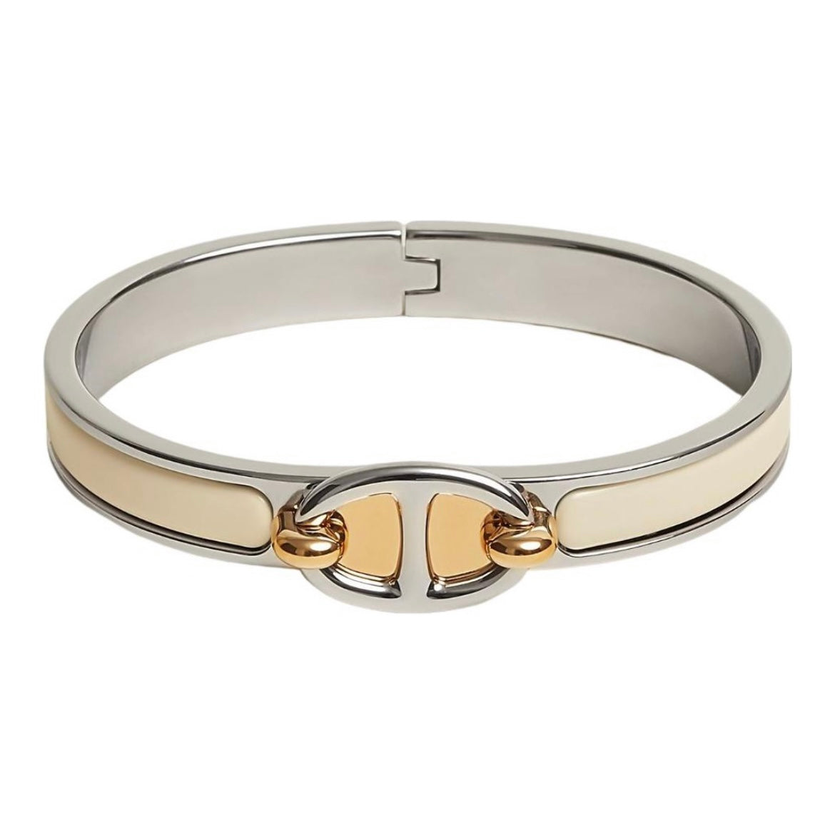 Hermes Mini Clic Chaine D'ancre 18K Gold Bracelet