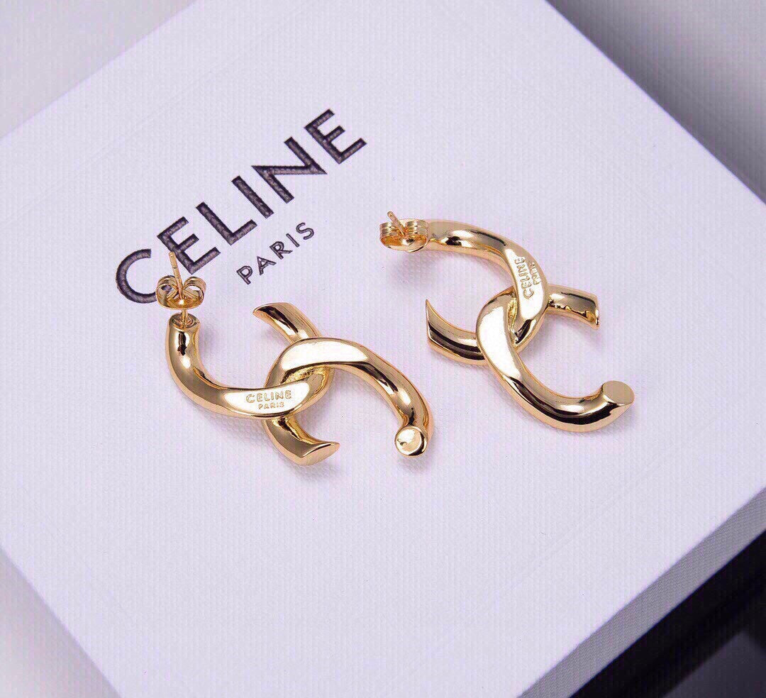 Celine 18K Gold Earrings