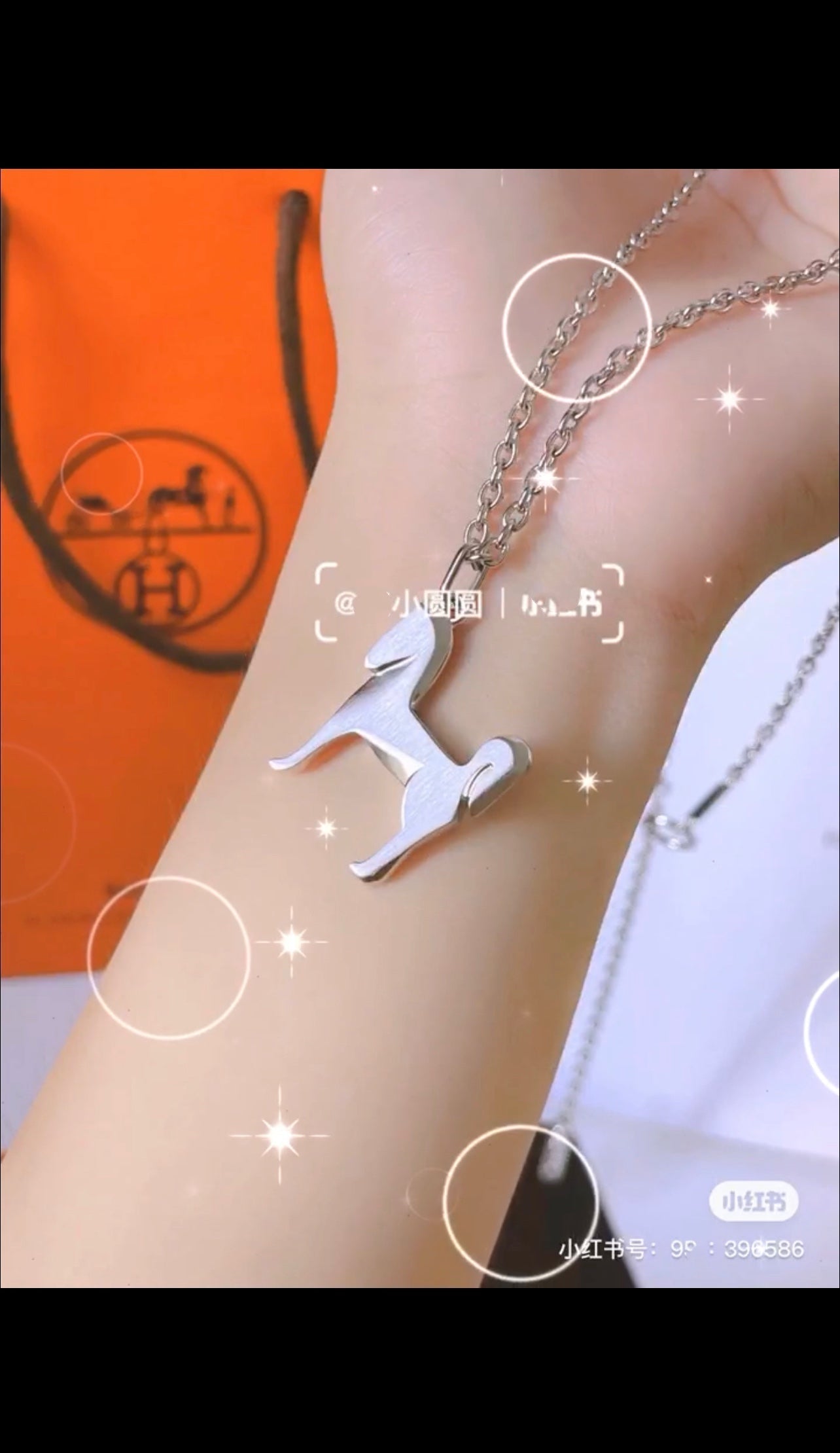 Hermes Panache Pendant 18K Gold Necklace