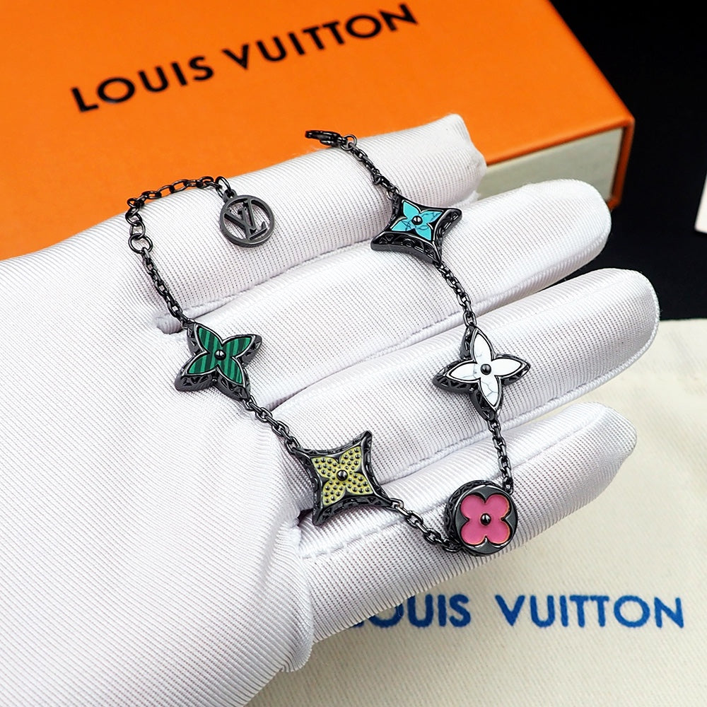 Louis Vuitton MNG Big Party 18K Gold Bracelet